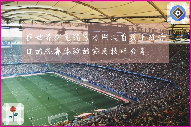 在世界杯竞猜官方网站首页上提升你的观赛体验的实用技巧分享