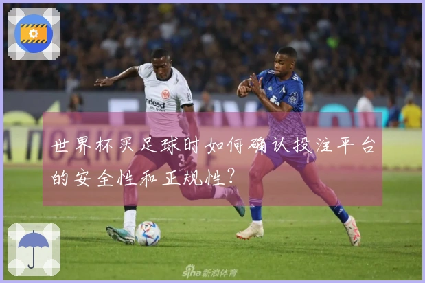 世界杯买足球时如何确认投注平台的安全性和正规性？