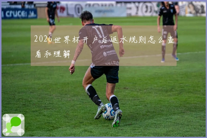 2026世界杯开户后返水规则怎么查看和理解